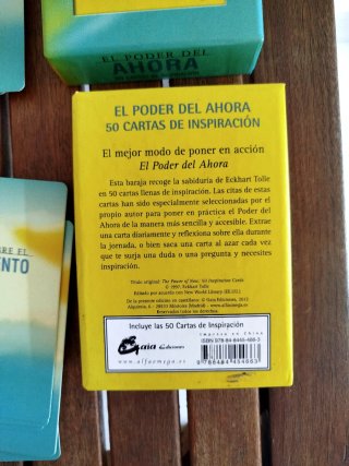 El poder del ahora: 50 cartas de inspiración