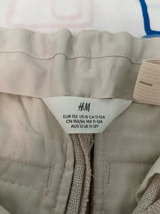 Pantalón beige niño Talla 11-12 años