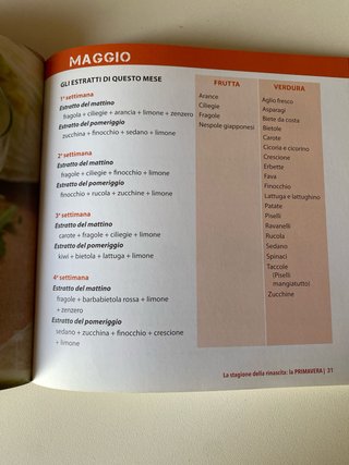 Estratti di frutta e verdura per le 4 stagioni