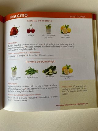 Estratti di frutta e verdura per le 4 stagioni