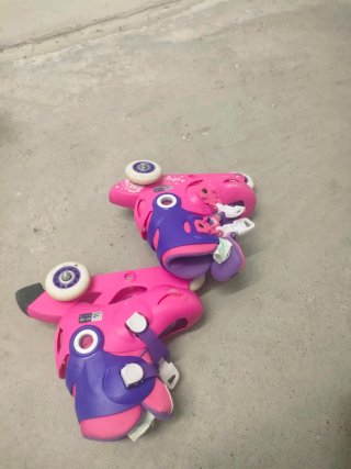 Patines Oxelo Rosas Talla 26-28 y protecciones