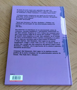 Criminal Ed Brubaker Sean Phillips 3 Tomos NUEVOS