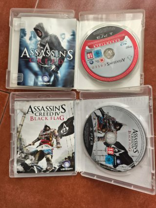 Lote 5 Juegos PS3: GTA IV y V, AC, COD4