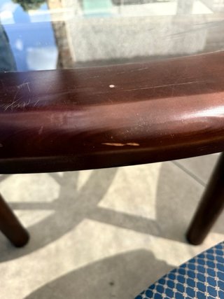 Mesa madera maciza y 6 sillas