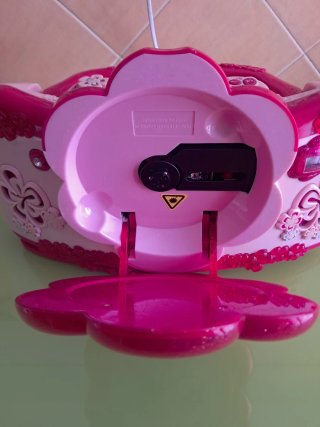 Radio CD Barbie Flor Rosa
