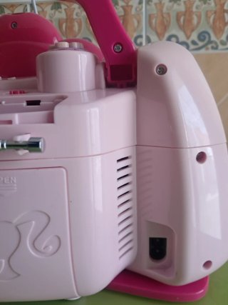 Radio CD Barbie Flor Rosa