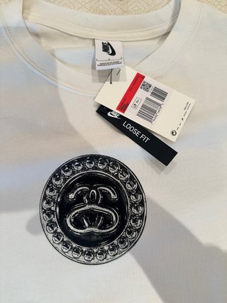 Camiseta manga larga Nike blanca