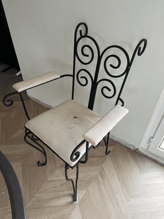 Mesa Comedor Cristal y Botellero de Forja