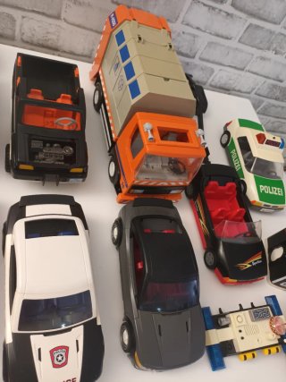 Lote vehículos y accesorios Playmobil