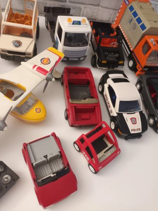 Lote vehículos y accesorios Playmobil