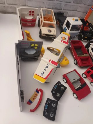 Lote vehículos y accesorios Playmobil