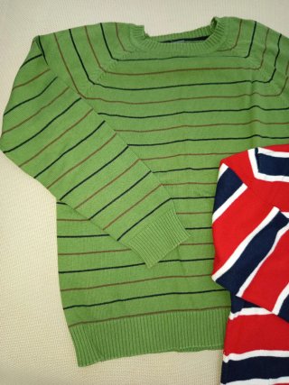 Conjunto 2 jerséis niño rayas