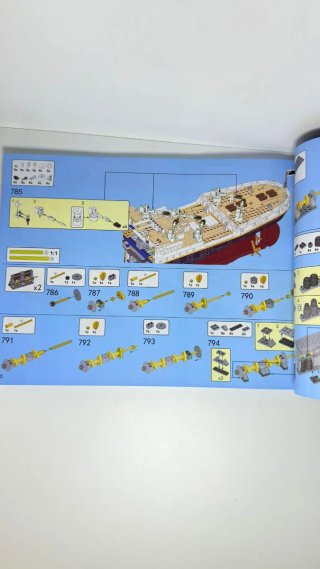 Kit construcción tipo Lego Titanic 9090 piezas
