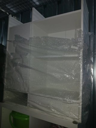 Mueble de entrada blanco