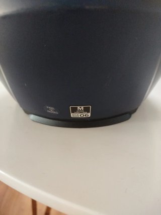 Casco de moto CGM azul