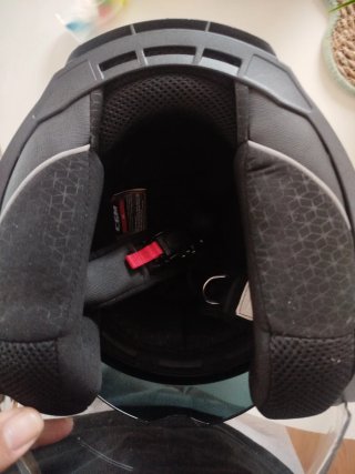 Casco de moto CGM azul
