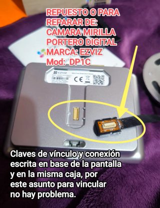 MIRILLA EZVIZ DP1C WiFi-Móvil Para Repuesto Repara