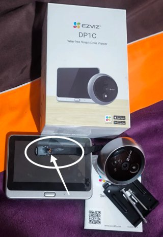 MIRILLA EZVIZ DP1C WiFi-Móvil Para Repuesto Repara