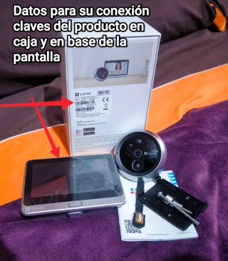 MIRILLA EZVIZ DP1C WiFi-Móvil Para Repuesto Repara