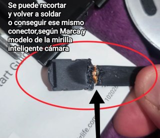 MIRILLA EZVIZ DP1C WiFi-Móvil Para Repuesto Repara