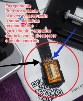 MIRILLA EZVIZ DP1C WiFi-Móvil Para Repuesto Repara