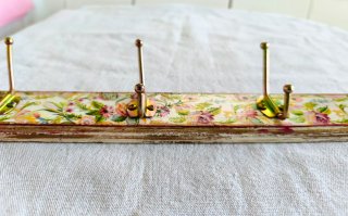 Perchero Vintage Shabby Chic Floral