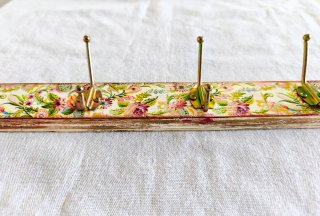 Perchero Vintage Shabby Chic Floral