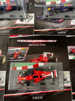 Lote 5 coches F1 Sebastian Vettel 1:43