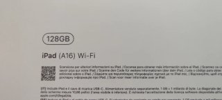 iPad A16 128GB 2026 con precintos