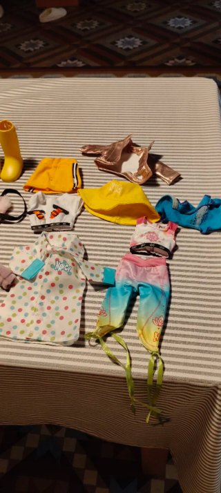 Lote Ropa Muñeca Nancy Accesorios