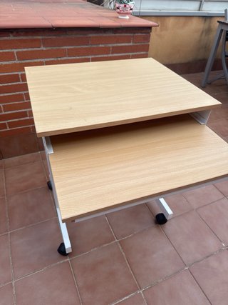 HOY Escritorio con ruedas y cajonera
