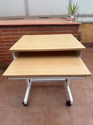 HOY Escritorio con ruedas y cajonera