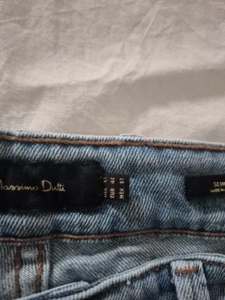 Vaqueros Massimo Dutti Hombre Azul
