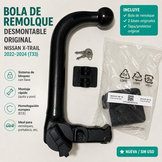 Bola Remolque Desmontable Nissan X-Trail T33