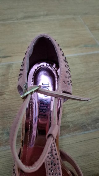 Tacones TOP GIRL rosas con pedrería