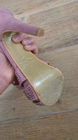 Tacones TOP GIRL rosas con pedrería