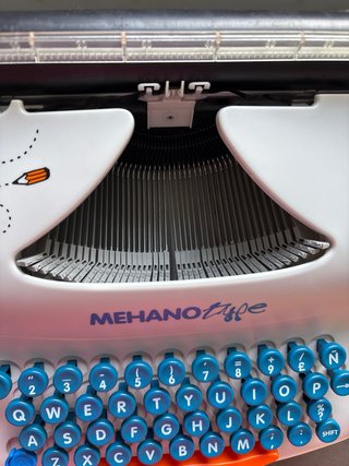 Macchina da scrivere MEHANOtype Giocattolo Vintage