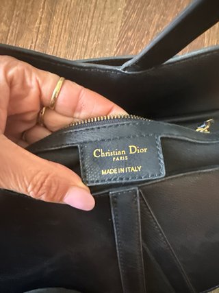 Borsa Dior Pelle vera Nera