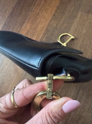 Borsa Dior Pelle vera Nera
