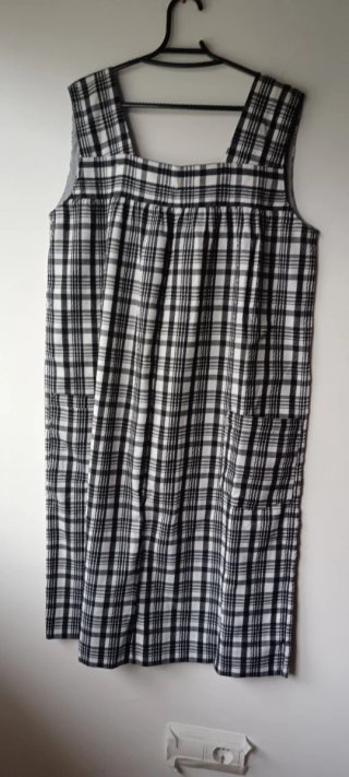 Vestido a cuadros talla 4XL 48
