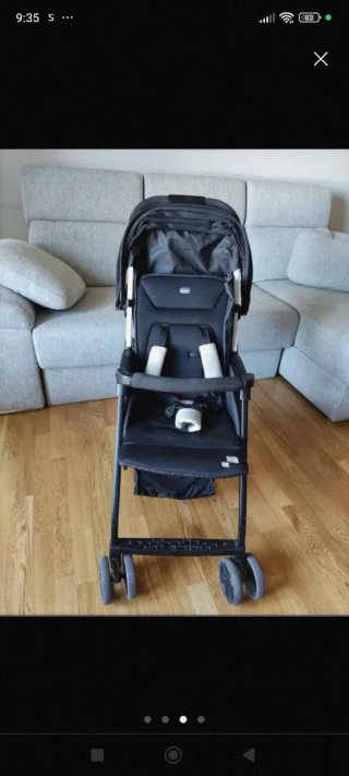 Silla de paseo Chicco negra