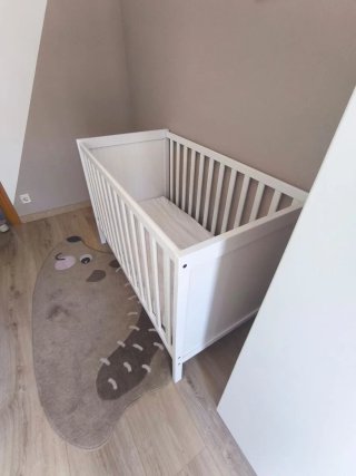 Cuna Ikea Sundvik Blanca + colchón