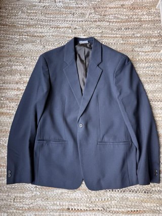 Traje Zara Confort Azul Marino Hombre