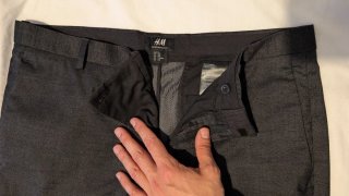 Traje H&M Super Skinny Fit Gris Talla M