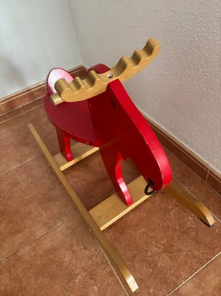 Balanza infantil reno roja