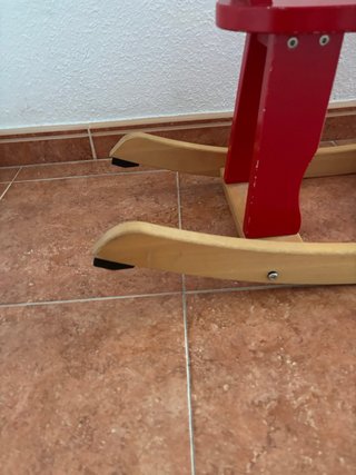 Balanza infantil reno roja