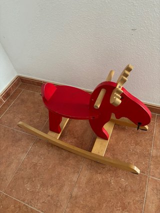 Balanza infantil reno roja