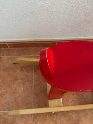 Balanza infantil reno roja