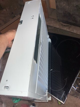 Vitrocerámica 4 fuegos con horno y campana
