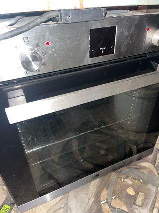 Vitrocerámica 4 fuegos con horno y campana